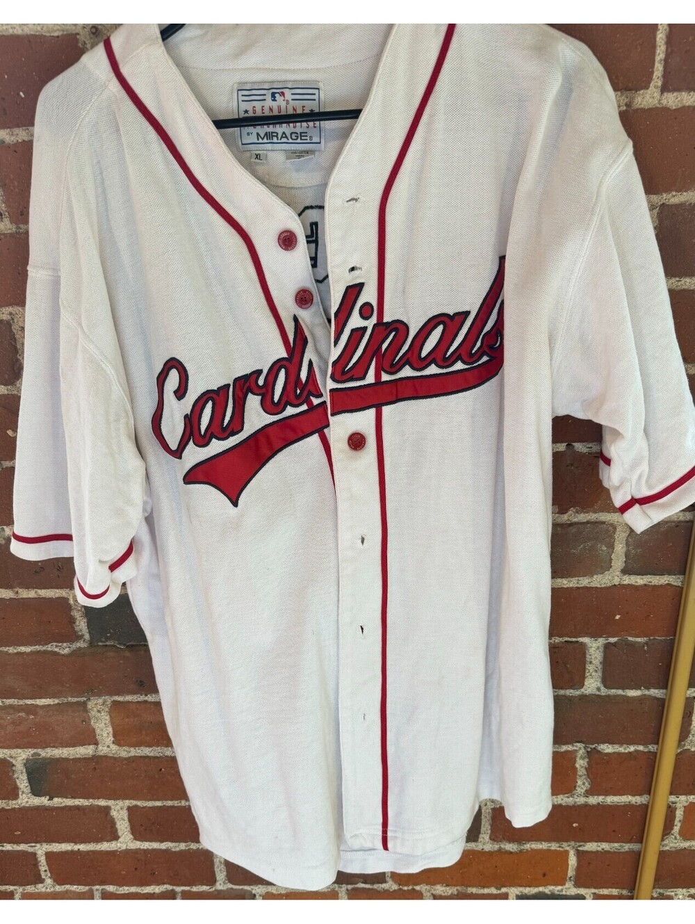St. Louis Cardinals Mark McGwire Jersey Mirage Size XL White